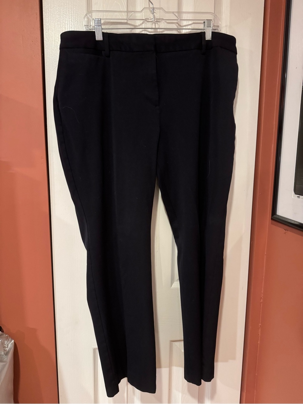 Talbots Dark Navy Bootcut Dress Trousers
